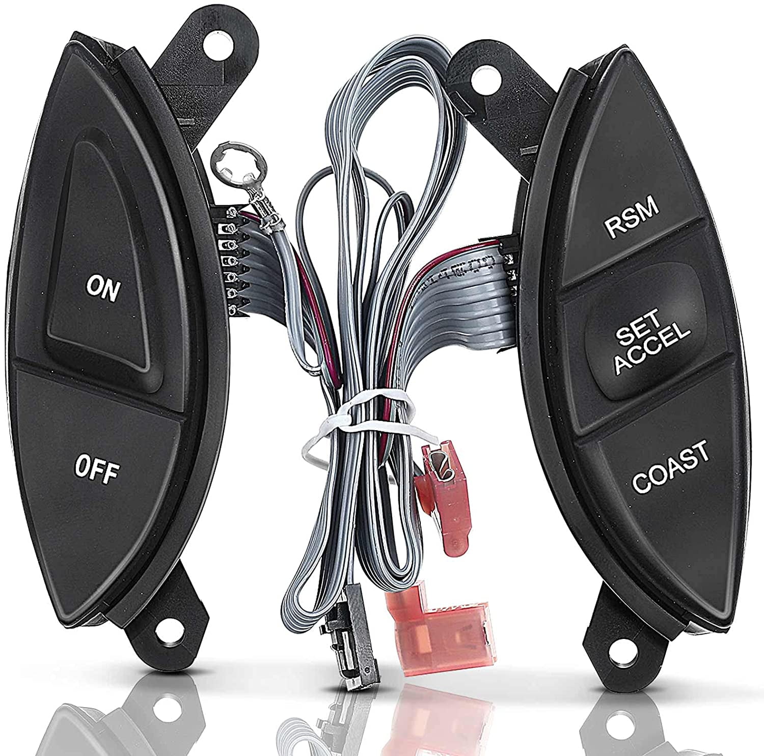 APremium Steering Wheel Mounted Cruise Control Switch Button Kit