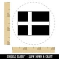 thumbnail image 2 of Denmark Flag Rubber Stamp for Scrapbooking Crafting Stamping - Small 3/4 Inch, 2 of 7