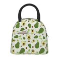 thumbnail image 1 of Balery Green Avocado Bolsa de Almuerzo para Mujeres, Caja de Almuerzo, Bolsa de Almuerzo Pequeña Impermeable, Tote de Almuerzo Reutilizable con Gran Capacidad, 1 of 6