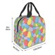 thumbnail image 3 of Balery Colorful Easter eggs Bolsa de Almuerzo Aislada – Caja de Almuerzo con Papel de Aluminio Grueso, Mantiene la Comida Fresca por 4 Horas, 3 of 8