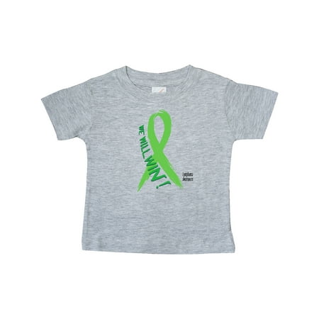 

Inktastic We Will Win Against Lymphoma Ribbon Gift Baby Boy or Baby Girl T-Shirt