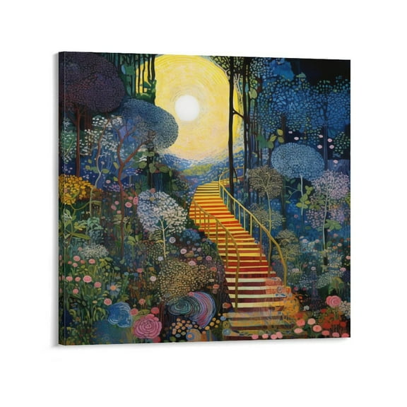 Framed Wall Art Oil Painting Kaoru Yamada Canvas Wall Art Picture Print Canvas Poster Wall Paint Art Posters Decor Modern Home Artworks Gift 24x24inch(60x60cm)