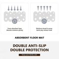 thumbnail image 2 of Alfombra de absorción de agua para baño, alfombrillas de baño de tierra de diatomeas lavables con un 90 % de porosidad, alfombrillas de ducha fáciles de limpiar, alfombra para baño-yvan, 2 of 3