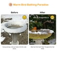 80W Bird Bath Heater, Bird Bath Deicer,Bird Bath Water Heater for Winter with 3ft Long Cord