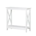 thumbnail image 5 of Saint Birch Lambert Modern Farmhouse Particle Board White Console Table, 5 of 6