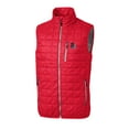 thumbnail image 2 of Men's Cutter & Buck  Red Round Rock Express Rainier PrimaLoft Big & Tall Eco Insulated Full-Zip Puffer Vest, 2 of 3