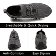 thumbnail image 3 of Stepedia Athletic Water Shoes for Women Men Quick Dry Outdoor Aqua Beach Shoes for Walking Hiking Boating, Dark Gray, 3 of 7