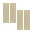 thumbnail image 1 of Luzkey 4x Panneau de Couverture d'Évent de Sécheuse, Rabat de Couverture d'Évent de Sécheuse, Anti-Poussière, Facile à Installer, Pièces Premium, Entretien Professionnel, Beige, 1 of 8