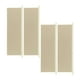 thumbnail image 1 of 4 piezas de cubierta de ventilación de escape de aire de secadora para cubierta de ventilación de persiana de pared exterior Beige, 1 of 9