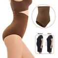 thumbnail image 4 of POP CLOSETS Women's High Waisted Seamless Body Shaper Briefs Tummy Control Underwear Slimming Shapewear Panties, 4 of 7