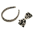 thumbnail image 5 of Unique Bargains 1 Set Stylish Leopard Print Hair Clips Hairdo Clips White Black, 5 of 5