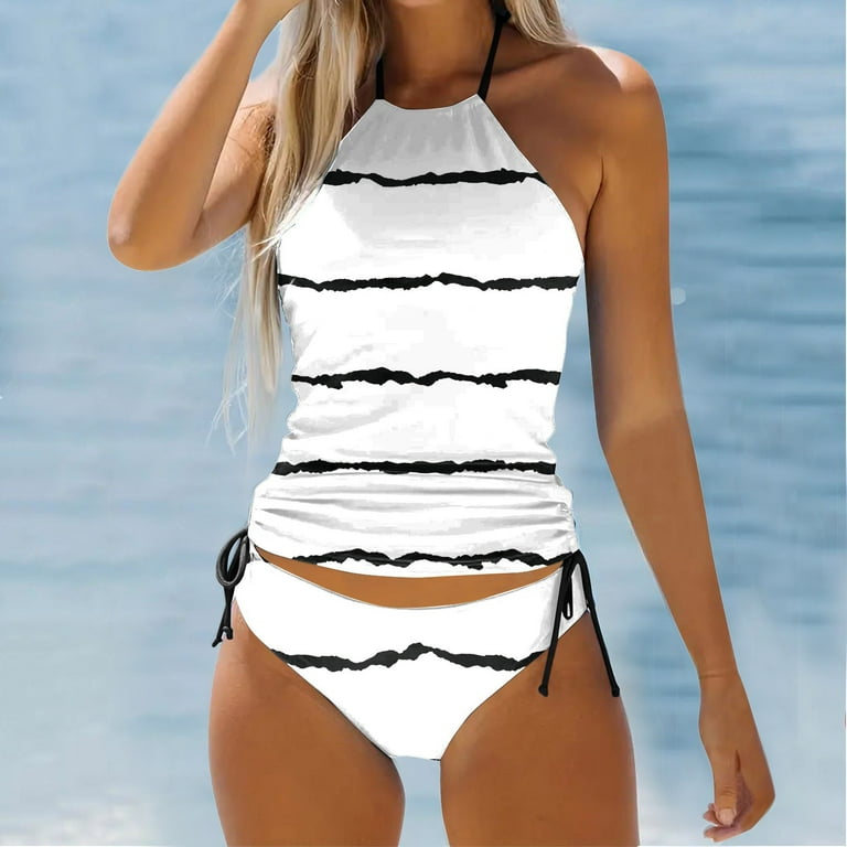 Akiihool Tankini Sets for Women's Swimsuits Piece Bathing Suits