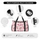 thumbnail image 4 of Easygdp Rose Flowers Bolsa de Gimnasio, Bolsa de Viaje Duffel, Bolsa de Fin de Semana con Compartimentos, Bolsa de Mano para Noche, 4 of 7