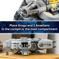 thumbnail image 6 of LEGO Star Wars: The Mandalorian and Grogu Anzellan Starship Building Toy - Build and Display Set for Boys & Girls, Ages 9+ - Star Wars Gifts for Kids - W/ Grogu & 2 Anzellan Figures - 75445, 6 of 7
