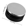 thumbnail image 2 of Tineasur Rear Wiper Plug Cap Aluminum Car Wiper Cover Replacement Plated Silver Durable Car Accessory, 2 of 8