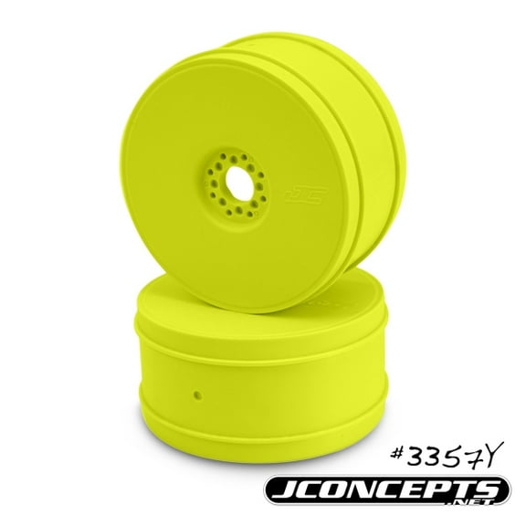 JConcepts 3357Y 1/8 Bullet Buggy Wheels 83mm Yellow (4)