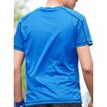 thumbnail image 4 of YONGHS Men's Short Sleeve Workout Shirts Rash Guard Tops Athletic T-Shirt Lake Blue 4XL, 4 of 7