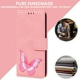 thumbnail image 5 of Decase for Samsung Galaxy S24 Plus Wallet Case for Women with Card Holder,Flip PU Leather Kickstand,Magnetic Closure with Butterfly Pattern Shockproof Anti-Fall Protective Phone Case,Pink, 5 of 8