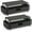 Black 2-Pack, variant on General Desk Organizer and Accessories, 2-Tier Computer Monitor Stand Rise with Storage Drawer & 2 Pen Holders, Laptop & Printer Stand for Desktop, Workspace Organizers for Office Supplies (Black)