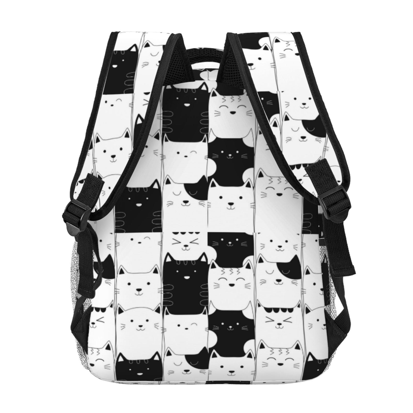 Xecao Doodle Cute Cat Backpack, a stylish and functional choice for both men and women, is the perfect basic bookbag for college, work, or travel