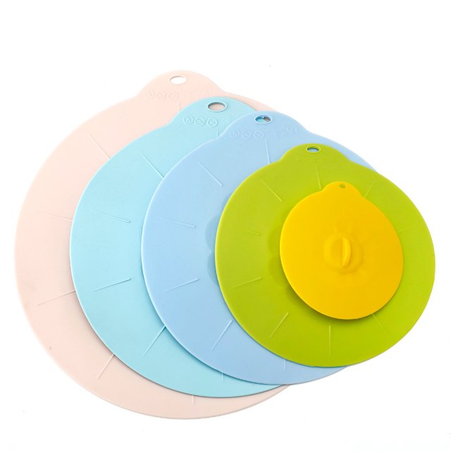 CAROOTU Spill Stopper Lid Cover Boil Over Safeguard Silicone Spill Stopper Pot Lid Multi-Function Kitchen Cooking Tool