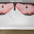 thumbnail image 6 of Ambesonne Pale Pink Place Mats Set of 4, Butterfly Valentines, Standard Size, Dark Brown White, 6 of 6