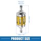 thumbnail image 4 of Filtros de combustible en línea universales para gasolina de Unique Bargains para motores pequeños, bicicletas, ATV, tono dorado, tono plateado, 4 of 6