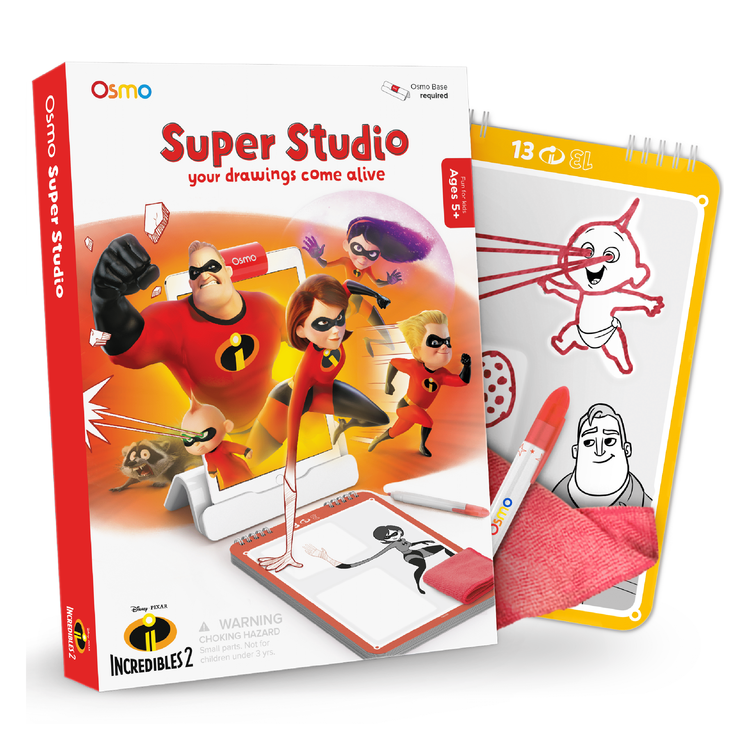 iPad App Kids Toy Base Required Osmo Super Studio Incredibles 2 Learn to Draw 