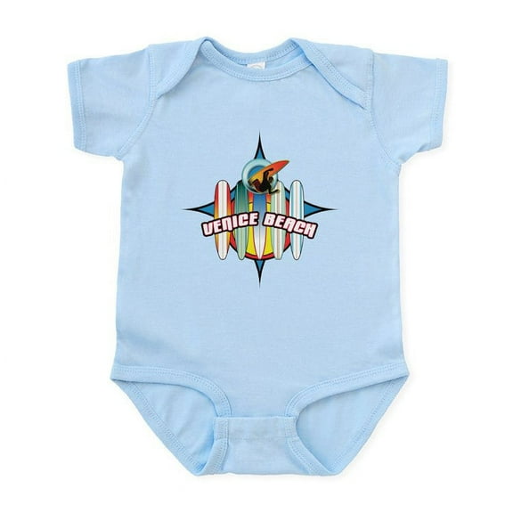 CafePress - Venice Beach Infant Bodysuit - Baby Light Bodysuit, Size Newborn - 24 Months