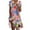 Multicolor, variant on Xixinqiwan No Boundaries Sundresses for Women ,Women's Floral Printed Dress V Neck Short Sleeve Loose Dress,Summer Flowy Boho Dress Vocation Outfit