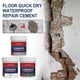 thumbnail image 2 of Cemento reparador impermeable de secado rápido (300 g): Sella grietas y fugas en suelos, baldosas y hormigón. Protección duradera para uso en interiores y exteriores., 2 of 5