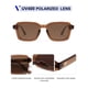 thumbnail image 4 of Gafas de Sol VANLINKER Polarizadas Cuadradas a la Moda VL9849 Marrón, 4 of 5