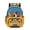Cartoon Cat Stationery Pattern, variant on SEANATIVE School Backpack for Teen Girls Boys Elementary Middle High School Rucksack Bookbag Lightweight Schoolbag with Zipper Front Pocket for Travel, Abstract Pattern Blue