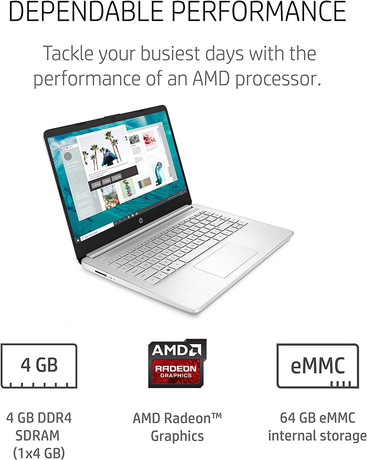 HP Laptop 14-fq0080nr 14