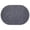 Black, variant on Placemats Set of 4, Heat Resistant Oval Faux Leather Place Mats 12x 17 Inch, Waterproof Wipeable PU Placemat for Kitchen Dining Table, Indoor & Outdoor, Brown