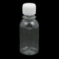 thumbnail image 3 of Unique Bargains 10Pcs 100ml Plastic Bottle Transparent DIY Round Bottle w White Cover, 3 of 3