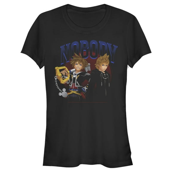 Junior's Kingdom Hearts 2 Keyblade Masters Graphic Tee Black Medium