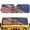 American Flag Frog Guitar, variant on Pzuqiu Colorful Happy Frogs Anti Ultraviolet Windshield Sun Shade for Off road Interior Vehicle, UV Rays Blocker Blocks UV Car Windshield Sun Shade