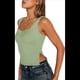 thumbnail image 2 of Tops Cortos para Salir de Mujer, Camisetas Sin Espalda, Ropa Básica de Verano Y2K para Adolescentes, Ropa , Verde L, 2 of 7