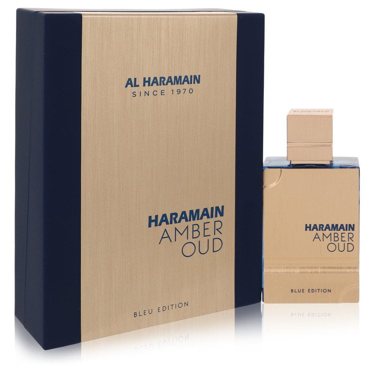 Al Haramain Amber Oud Bleu Edition by Al Haramain Eau De Parfum Spray 2.03  oz Pack of 2