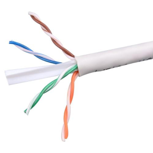 Cmr Cat6 Bulk Cable Cat6 Ethernet Cable 1000 Feet Cable Matters Ul Listed Riser Rated Bare Copper Cat 6 In White Cat 6 Cables