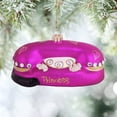 thumbnail image 6 of Christmas Tree Ornaments - Figurine Glass from Christmas By Krebs - Handcrafted Hanging Holiday Decor for Trees (4" Pink Princess Telephone), 6 of 7