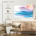 thumbnail image 5 of Elephant Stock Washed Sunset Wall Art - Horizontal Canvas Wall Art - Living Room Wall Decor - Abstract Canvas - Turquoise And White Decor By Aimee Del Valle - 24" x 16", 5 of 8