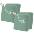thumbnail image 2 of Eurhowing Outdoor Chair Cushion Covers 4Pcs, Waterproof Stretch Seat Cushions Slipcovers, Chair Seat Furniture Protector for Patio, Bean Green, 2 of 16