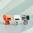 thumbnail image 1 of Gwong Electrónica Portátil Bluetooth-Compatible Wireless Robot Recargable Forma de Robot Jefe Reproductor de Música, 1 of 7