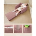thumbnail image 4 of Silla para bebés y niños Jouha, sofá suave 2 en 1 de 1 a 3 años, rosa, 4 of 8
