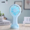 thumbnail image 1 of New Portable Mini Handheld Small Fan Creative Gift Pocket Fan USB Charging With Phone Stand Office Desktop DMH, 1 of 7