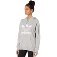 thumbnail image 3 of adidas Originals Trefoil Hoodie Medium Grey Heather/White, 3 of 3