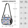 thumbnail image 4 of FORMRS Student Insulated Lunch Bag with Shoulder Strap Reusable Cooler Box for School, Playful Daisy, 4 of 9