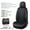 黑红条, variant on 5 Seat Front+Rear Leather Car Seat Covers